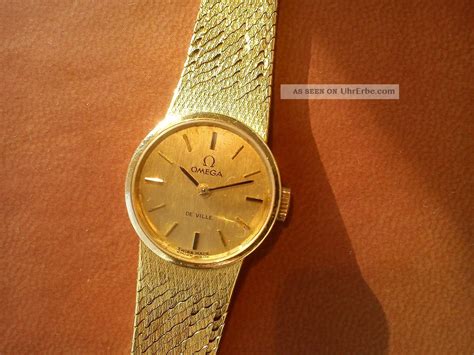 omega gold uhr damen vintage|omega uhrn 5 jahr.